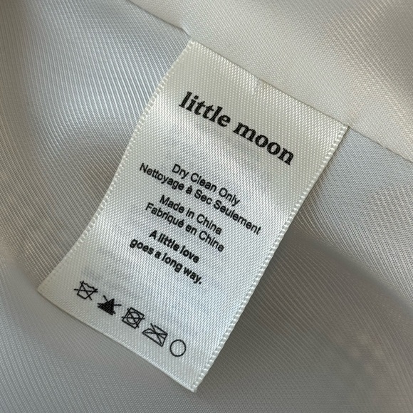 Aritzia Little Moon Caluna Gray and White Jacket XXS Blazer Workwear Chic - Picture 4 of 9